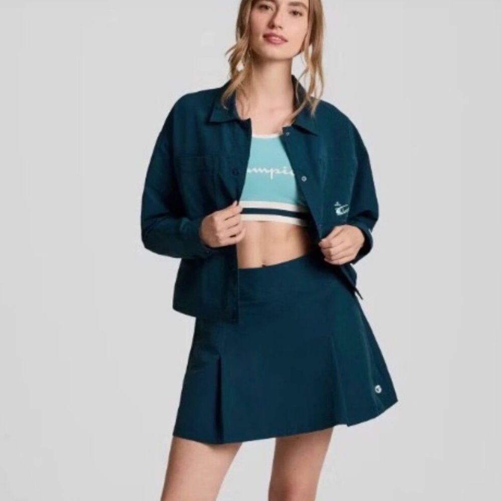NWT Champion Jacket & Skort Set in Reflecting Pond Size L/12